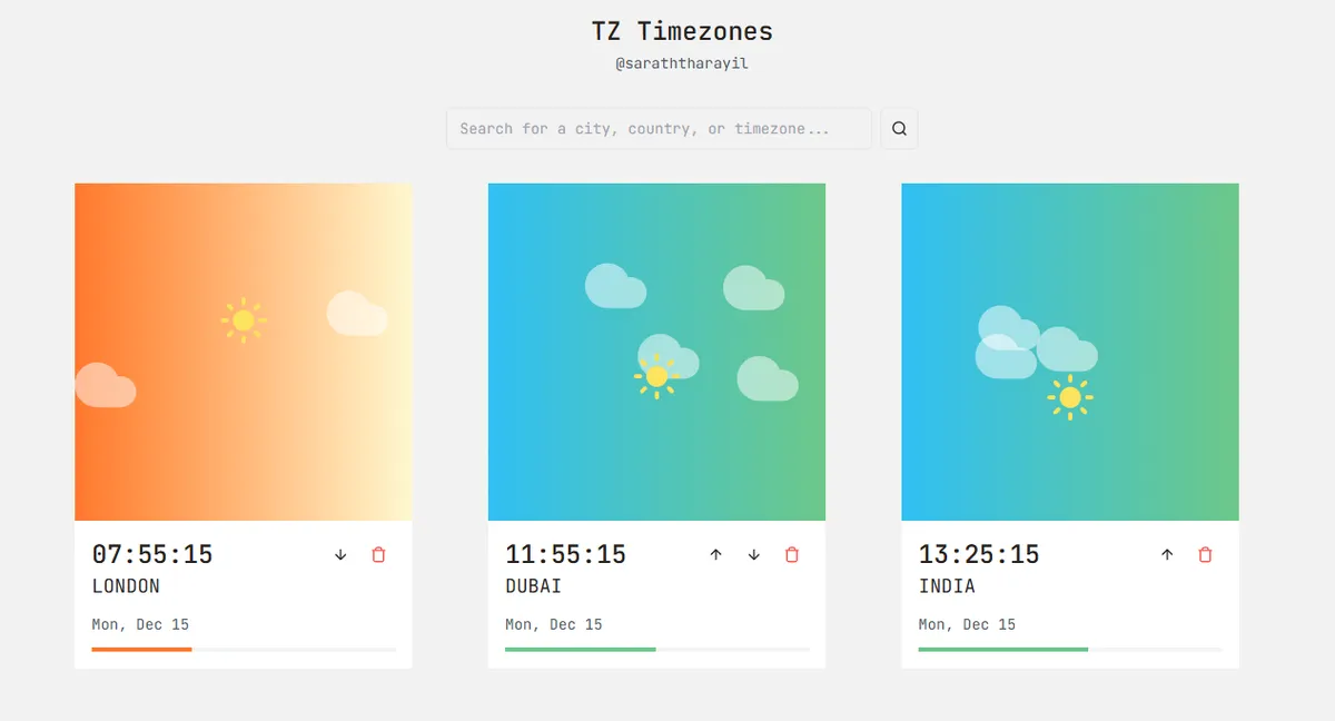 TZ Timezone Converter